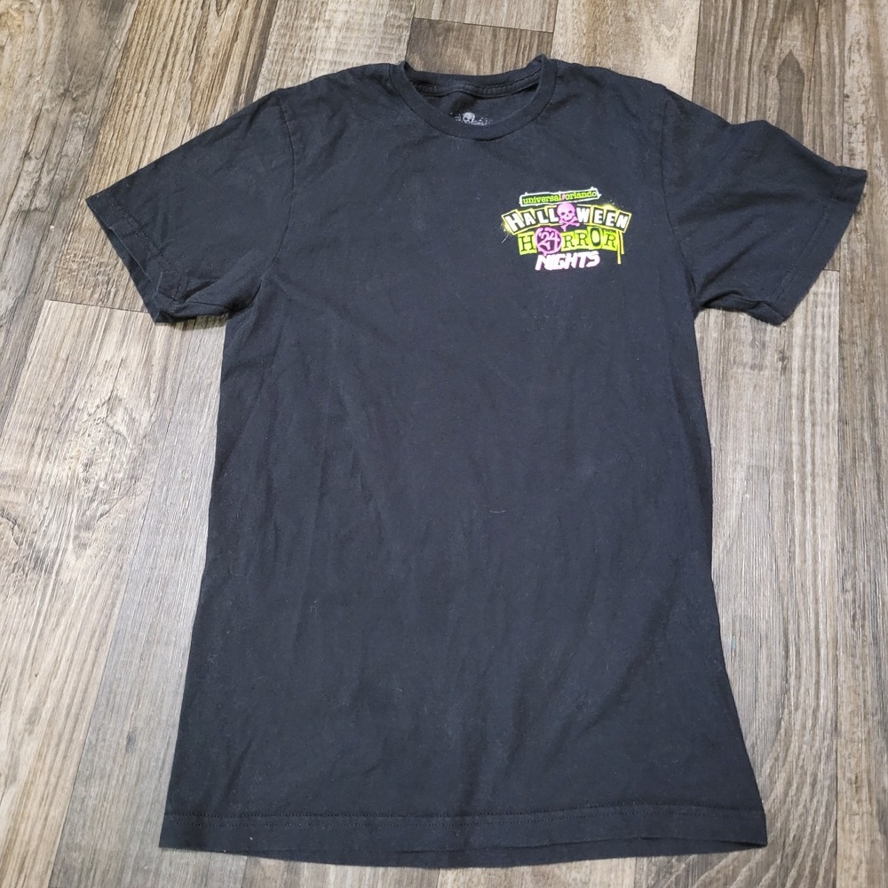Universal Studios Halloween Horror Nights 2024 Graphic T-shirt Women XS Black